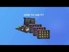4 Gang Ford Switch Panel através do Sistema de Controle do Circuito Sistema de Relé e Limpeza de Luzes Rocker Switch
