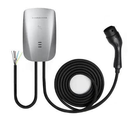 nível 2 250V dos carregadores da parede EV do veículo elétrico 32A com tipo 2 soquete