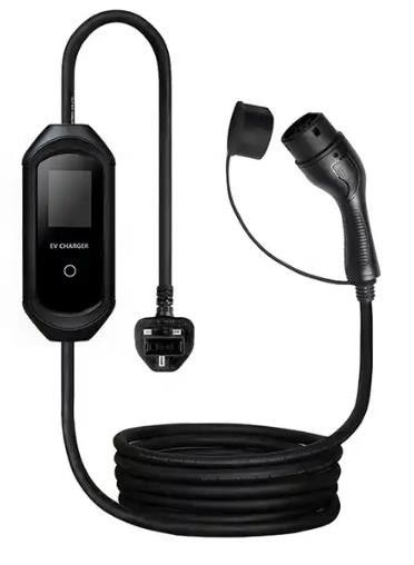 IP55 Tipo 2 Carregadores EV Portáteis 3.5KW 7KW Casa Leve Fácil Instalação