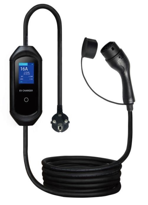 IP55 Tipo 2 Carregadores EV Portáteis 3.5KW 7KW Casa Leve Fácil Instalação