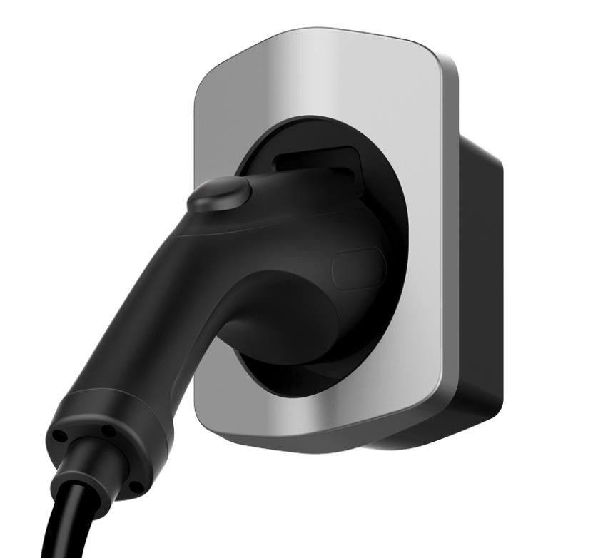 J1772 tipo - suporte IP54 impermeável fixado na parede da tomada do carregador de 2 EV