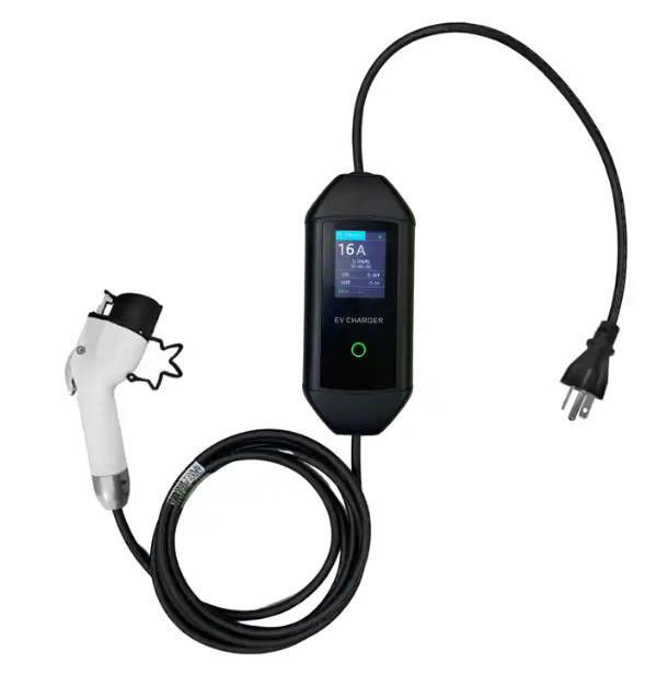 3.5KW 7KW Carregadores de veículos elétricos portáteis para uso doméstico Tipo 1 SAE J1772 Nível de proteção IP54