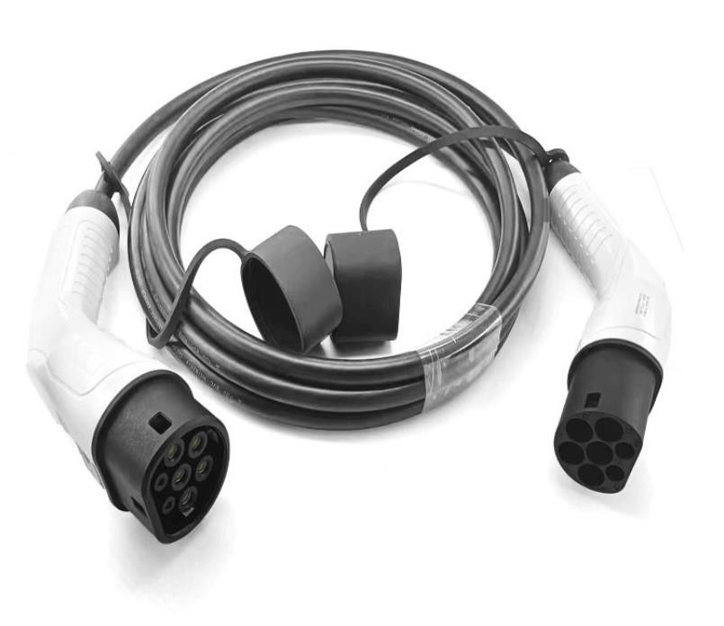 Tipo personalizado 2 do cabo 5m do veículo elétrico para datilografar o cabo de carregamento de 2 EV