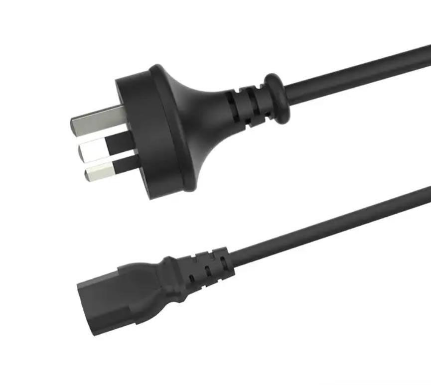 O PVC australiano dos cabos de alimentação CA do OEM isolou o cabo de extensão de 0.75mm SAA
