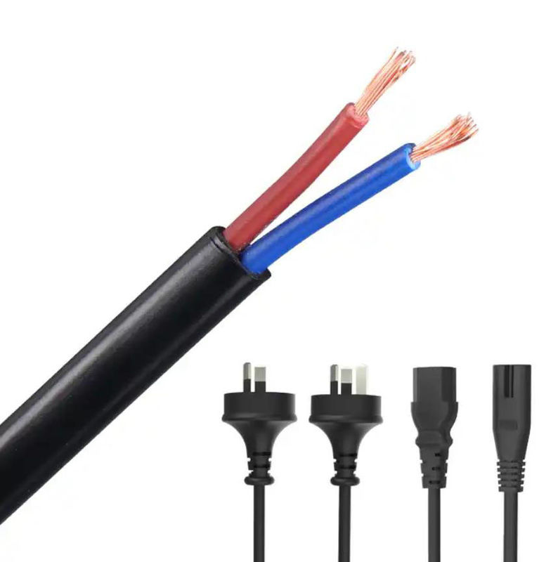 O PVC australiano dos cabos de alimentação CA do OEM isolou o cabo de extensão de 0.75mm SAA