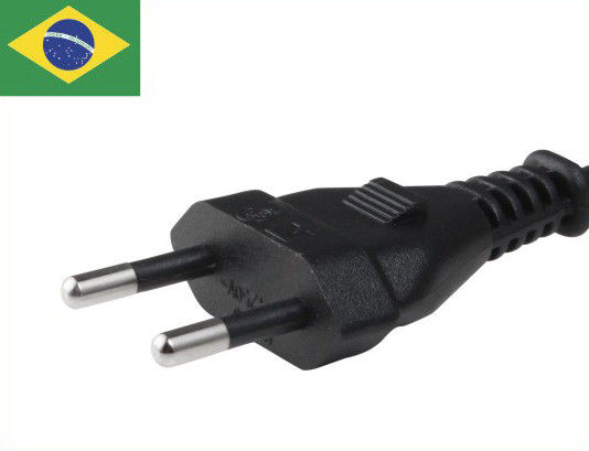 Cabo distribuidor de corrente personalizado de Brasil cabo do cabo da alimentação CA de 1.5m/1.8m/2m