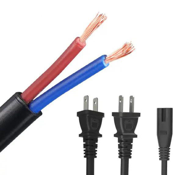 PVC NEMA Japão Cabo de alimentação Tipo C13 18awg Cabo de alimentação de extensão
