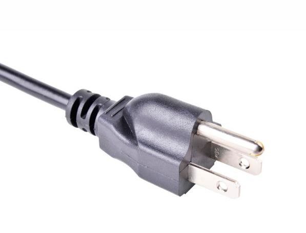 Calibre de diâmetro de fios do cabo distribuidor de corrente 18 da extensão dos núcleos da tomada 3 dos cabos três da alimentação CA de 300V Japão