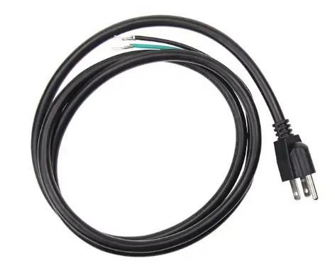 Cabos de alimentação 250V impermeável 3 Pin Computer Ac Power Cable do IEC E.U.
