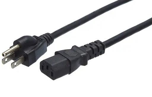 Cabos de alimentação 250V impermeável 3 Pin Computer Ac Power Cable do IEC E.U.