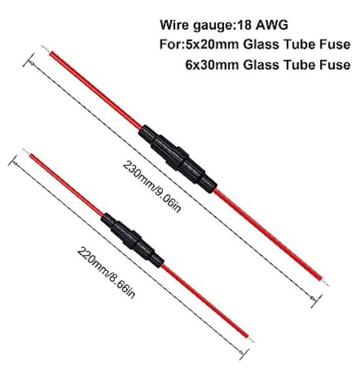 tipo de vidro Inline do parafuso do suporte do fusível 250VAC para equipamento médico