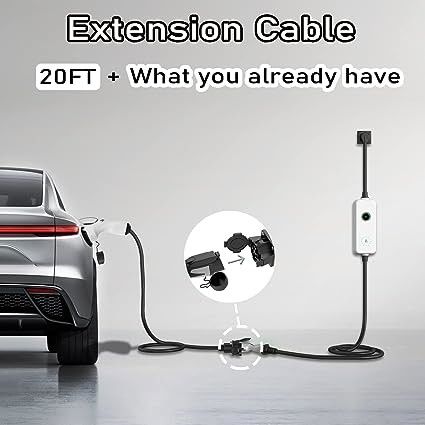 Novas fábricas de cabo de extensão potente carregador de EV Ip55 J1772 cabo de extensão