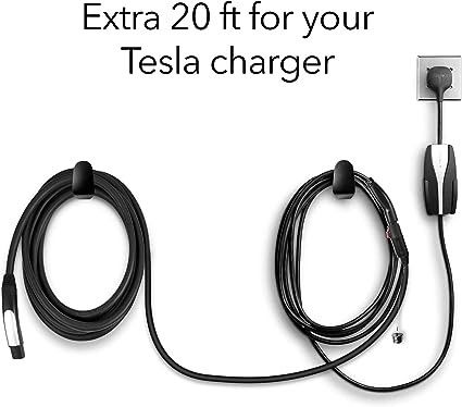 o PVC do cabo do cabo de extensão do carregador de 240V EV adiciona por muito tempo os 20 pés extra