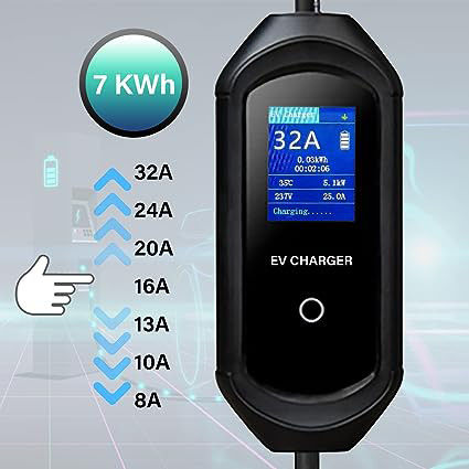 GBT 200-250V Nível 2 3.5KW 7KW Carregador Rápido Portátil 5M 7M 10M