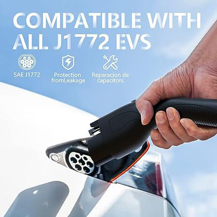GBT 3.5KW 7KW IP65 Compacto carregadores portáteis EV resistente a intempéries e sobre a proteção de corrente