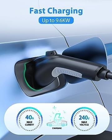 O cabo de extensão do carregador de Wallbox EV tipo 2 cabo do PVC de 3 fases da carga