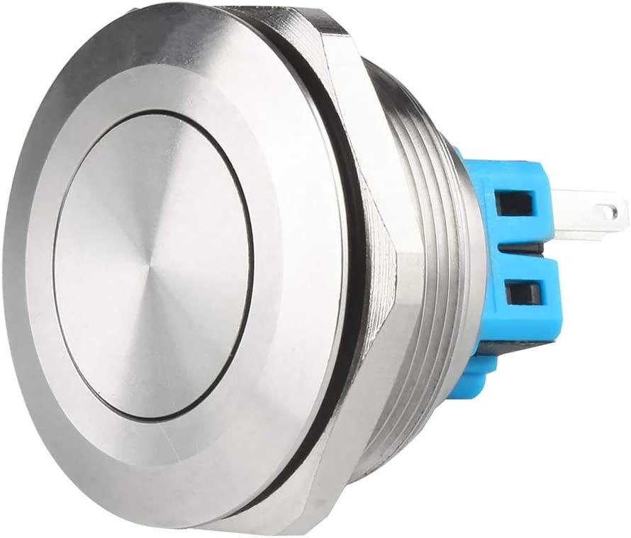 Potência fora do tipo anel iluminado LED dos interruptores de tecla do metal 30mm
