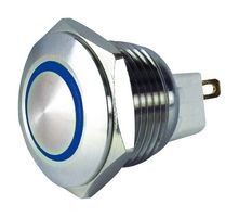 Potência fora do tipo anel iluminado LED dos interruptores de tecla do metal 30mm
