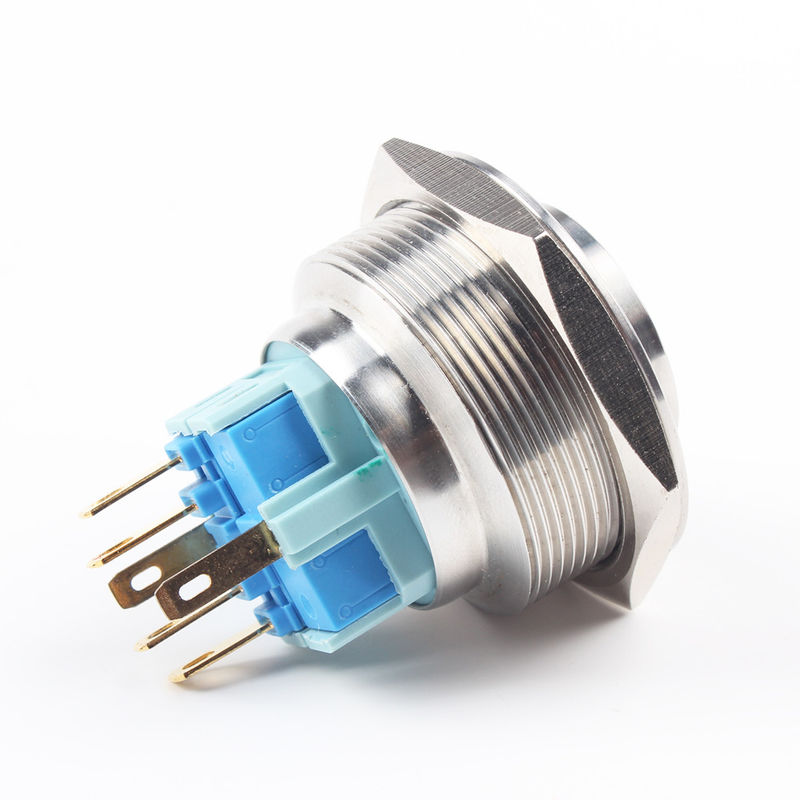 Potência fora do tipo anel iluminado LED dos interruptores de tecla do metal 30mm