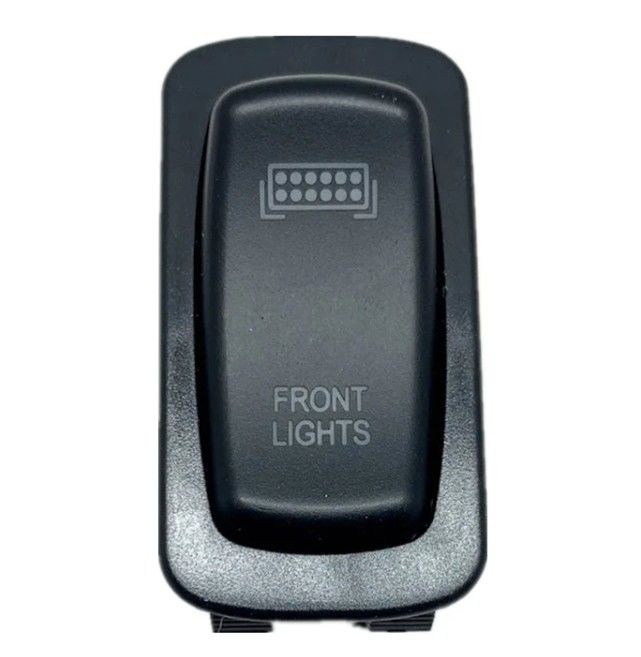 Interruptor de Rocker de Carling 12v 20a 24v 10a Cobertura vermelha Luz LED vermelha Painel de comando Aviso de emergência de perigo