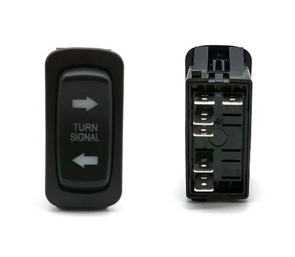 Interruptor de Rocker de Carling 12v 20a 24v 10a Cobertura vermelha Luz LED vermelha Painel de comando Aviso de emergência de perigo