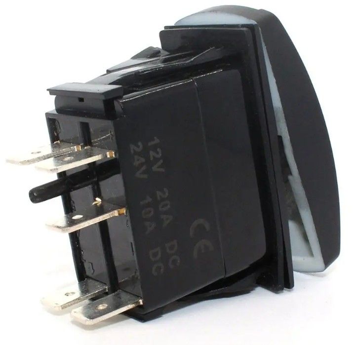 Dc 24v 10a 20a Safety Rocker Switch Car Boat Marine Toggle Impressão Laser 12v