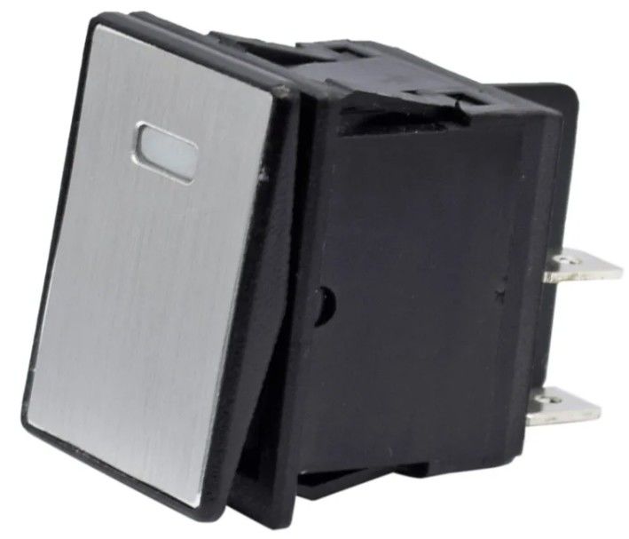 DC 12V 20A Push Button LED Metal Panel Alumínio 4PIN ON OFF Rocker Switch para Car Boat RV