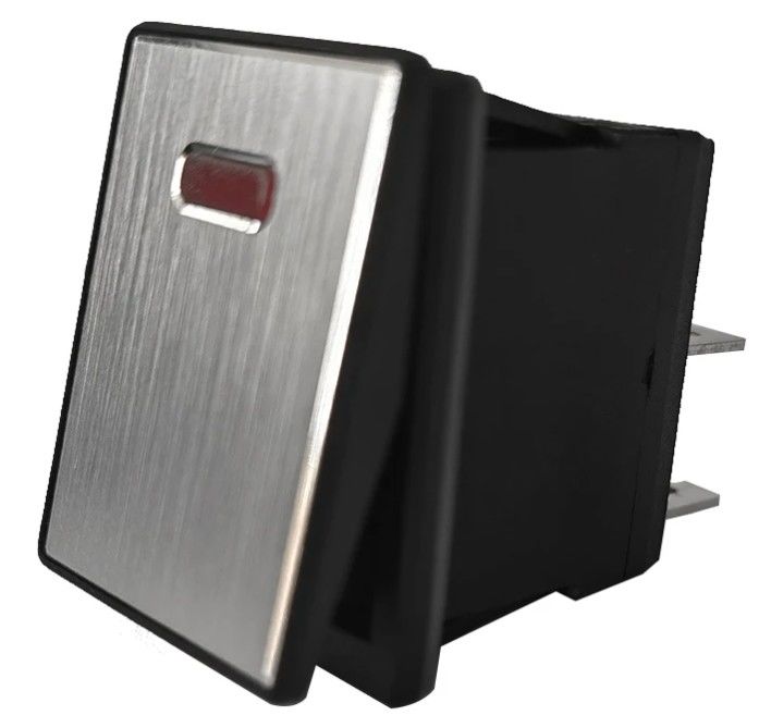 DC 12V 20A Push Button LED Metal Panel Alumínio 4PIN ON OFF Rocker Switch para Car Boat RV