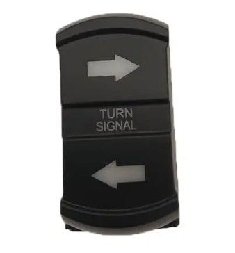 Novo estilo Icon DIY personalizado DC 12V 7Pin ON-OFF LED Luz azul sinal de viração Rocker Switch para carro 4X4 caminhões de barco
