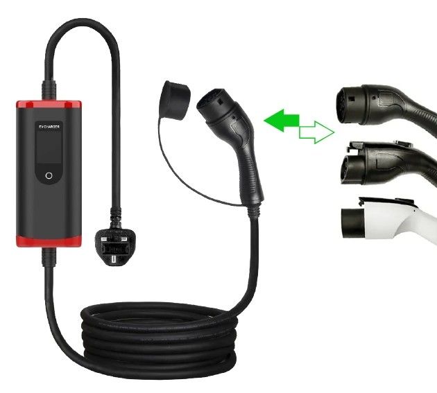 16A 32A 40A Carregador de veículos elétricos 3.5kw 7kw 9kw Carregador de veículos elétricos domésticos portátil
