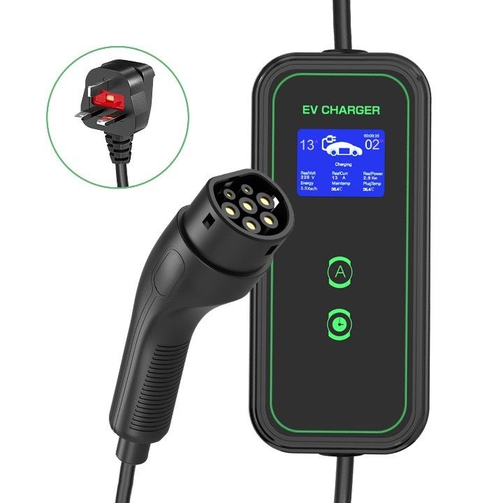 3.5KW 7KW 11KW Estandarte Europeu Type2 Portátil cabo de carregamento AC Carregador para casa EV portátil 7KW Tpe Jacket