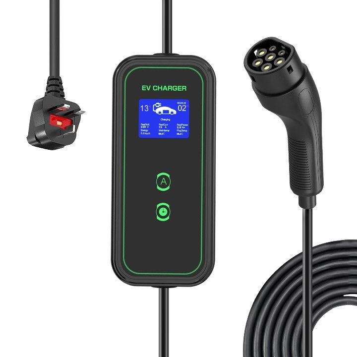 3.5KW 7KW 11KW Estandarte Europeu Type2 Portátil cabo de carregamento AC Carregador para casa EV portátil 7KW Tpe Jacket