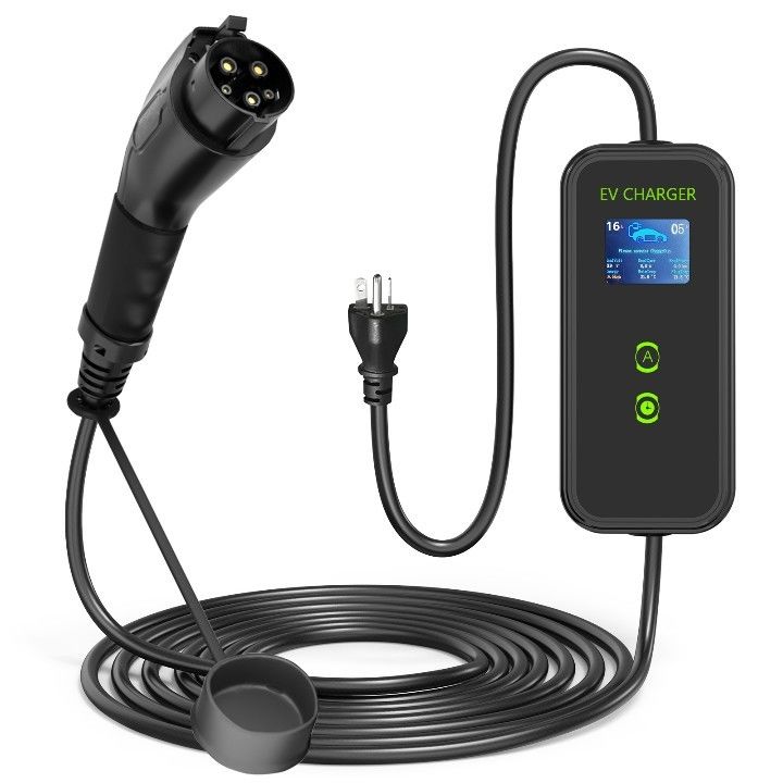 Tipo 1 SAE J1772 16A 32A 40A Carregador EV portátil com certificações UL&CE&FCC&ROHS