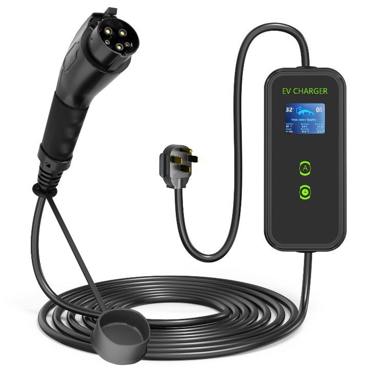 Tipo 1 SAE J1772 16A 32A 40A Carregador EV portátil com certificações UL&CE&FCC&ROHS