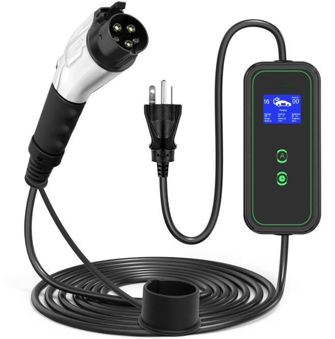 Tipo 1 SAE J1772 16A 32A 40A Carregador EV portátil com certificações UL&CE&FCC&ROHS