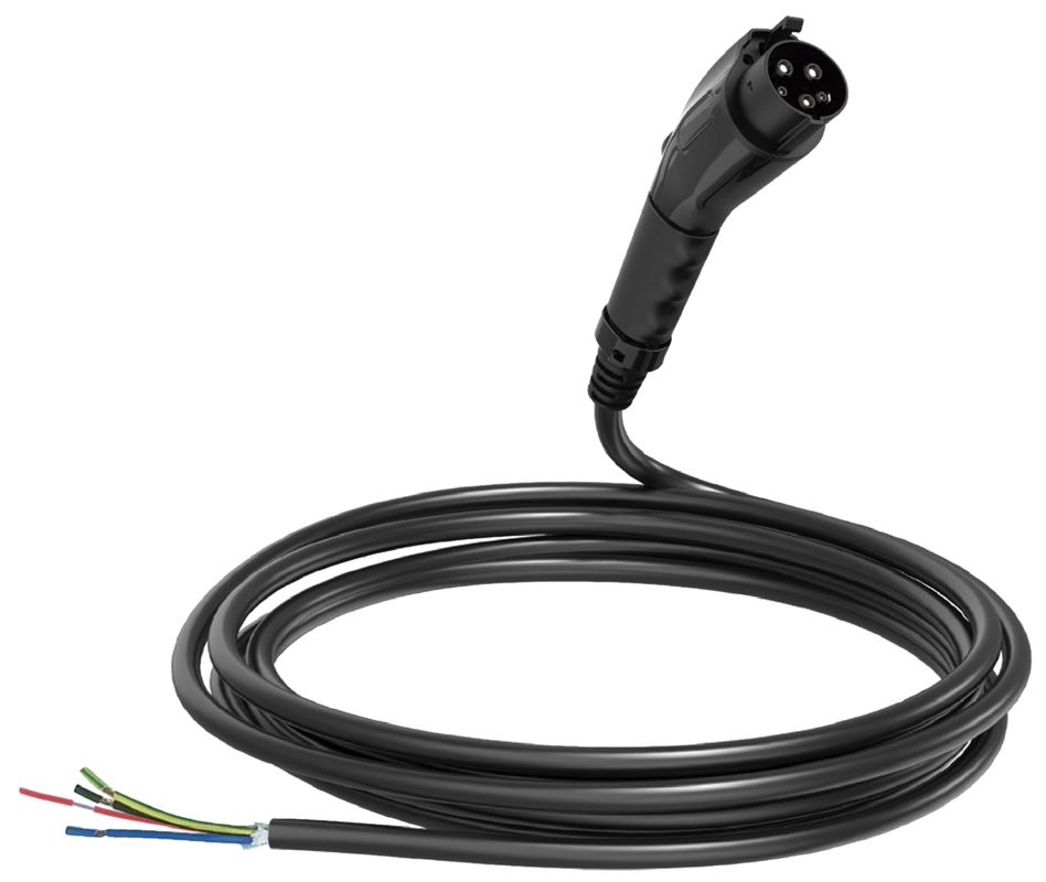 48A Corrente 11kw Tipo1 J1772 Cabo de carregamento de veículos elétricos portáteis Nível 2 J1772 Cabo de carregador de automóveis