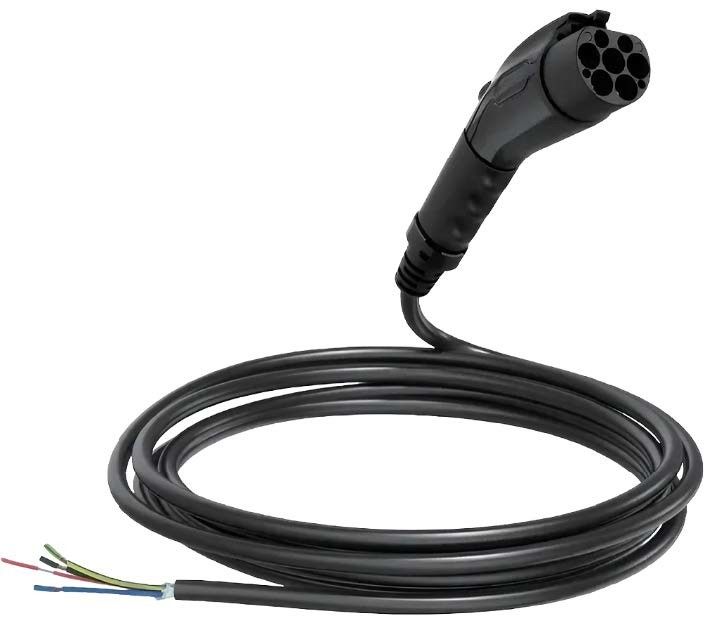 Cabo portátil de carregamento de veículos elétricos de corrente alternada (AC EV Charging Cable)