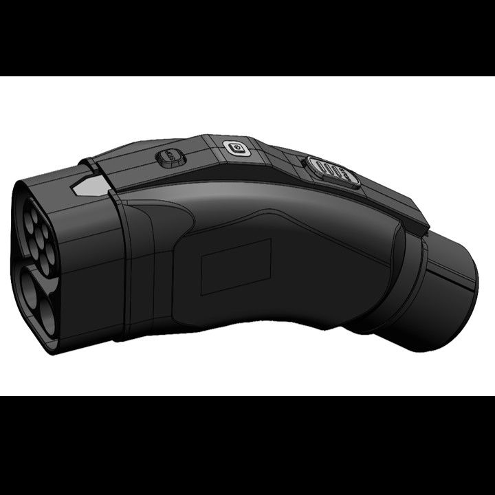 125A DC MAX 500V CCS2 para CHAdeMO Adaptador DC rápido 50kw / 62.5kw / 100kw