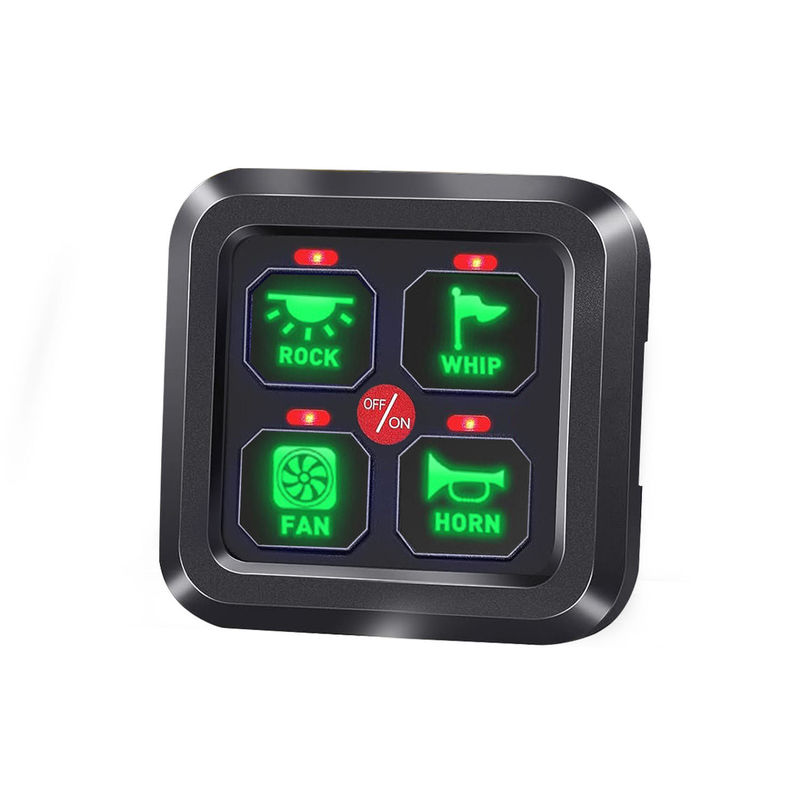 4 Gang Ford Switch Panel Circuit Control System Rocker Switch com sistema de relevo / luzes de limpeza