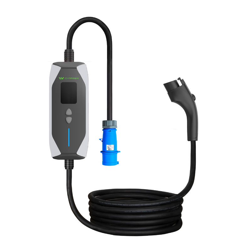 40A 9KW Potable EVSE Carregador Rápido Tipo 1 Carregador de Automóvel de Carro para Lado Potable EV Carregador com cabo de 5M