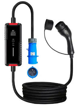 3.5KW 16A 7KW 32A Conector para aplicações domésticas Carro Carregador Elétrico Tipo 2 Ac Ev Carregador Portátil