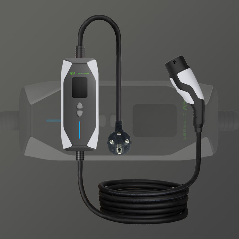 16A 3.5KW 32A 7KW carregador EV portátil 240V TIPO 2 Carregador EV portátil de nível 2 para automóveis