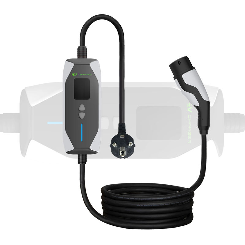16A 3.5KW 32A 7KW carregador EV portátil 240V TIPO 2 Carregador EV portátil de nível 2 para automóveis
