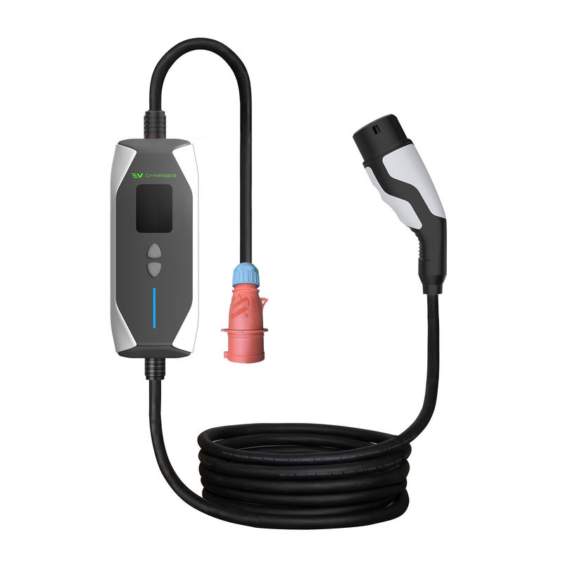OEM ODM GBT 32A 7KW carregador rápido de carro elétrico potável carregador externo de 1 fase carregador de veículo elétrico potável com cabo 5M
