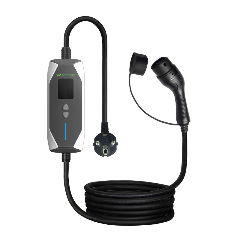 OEM ODM GBT 32A 7KW carregador rápido de carro elétrico potável carregador externo de 1 fase carregador de veículo elétrico potável com cabo 5M