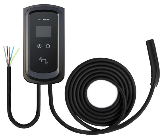 Tesla NACS 7KW 11KW 22KW Wallbox Ac Carregador de Carro Elétrico Ev Carregador Tipo2 puro Para Tesla