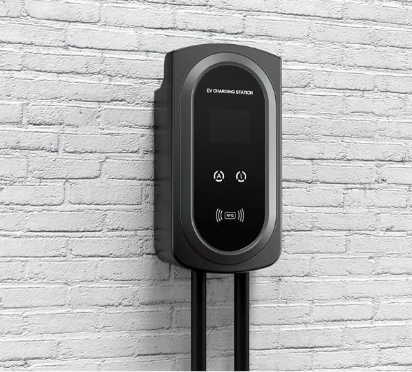Tesla NACS 7KW 11KW 22KW Wallbox Ac Carregador de Carro Elétrico Ev Carregador Tipo2 puro Para Tesla