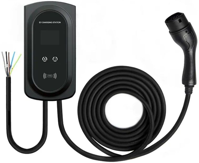 GBT Ac Wall Ev Charger 32a Wallbox Ev Charger Mount de parede Nível 2 Ev Carregador para casa