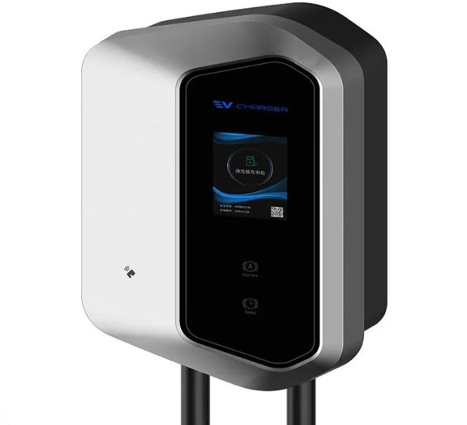 Tesla NACS Plug para 16A 32A Tipo 2 APP Smart Wallbox Estação de Carregamento