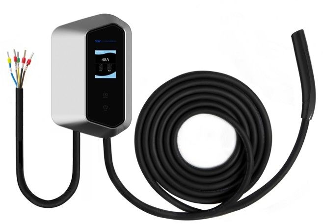 SAE J3400 Plug-Open NACS Cable 9kw 11kw SAE J1772 Tipo 1 Estação de Carregamento de VE Carregador de parede de EV
